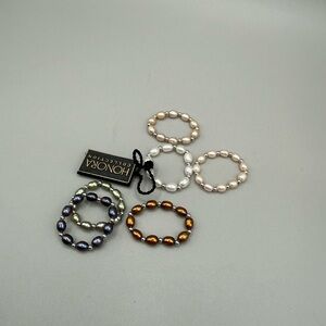 Honora genuine pearl rings